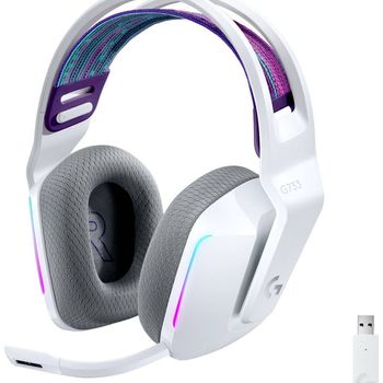 Artikelbild des Artikels “Logitech Gaming G733 LIGHTSPEED On Ear Headset Funk 7.1 Surround Weiß Lautstärkeregelung Gaming “
