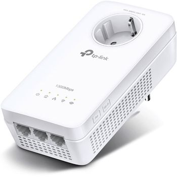 Product image of the product “TP-Link TL-WPA8631P PowerLine network adapter 300 Mbit/s Ethernet LAN Wi-Fi White 1 pc(s) ”