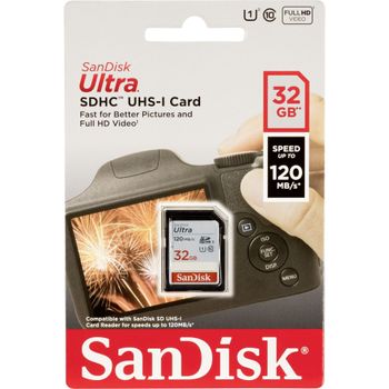 Product image of the product “SanDisk Ultra 32 GB SDHC UHS-I Class 10 ”