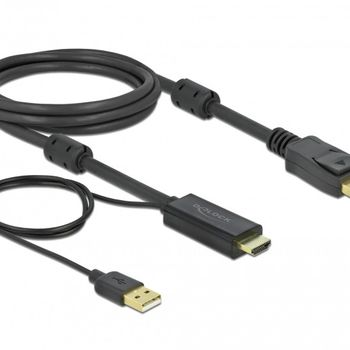 Artikelbild des Artikels “Delock HDMI zu DisplayPort Kabel 4K 30 Hz 2 m “
