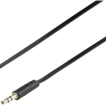 Artikelbild des Artikels “Vivanco 46131 Klinke Audio Anschlusskabel [1x Klinkenstecker 3.5mm - 1x Klinkenstecker 3.5 mm] 0.50m Schwarz flach “