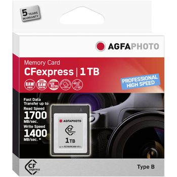 Product image of the product “AgfaPhoto CFexpress Professional 1000 GB NAND ”