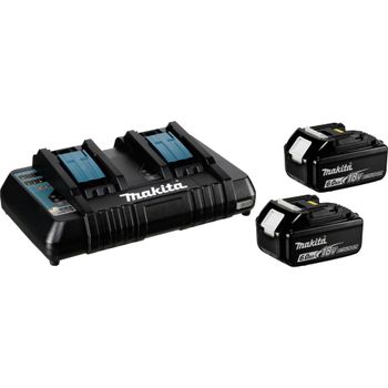Artikelbild des Artikels “Makita Energy Kit 198077-8 2x BL1860B + DC18RD “
