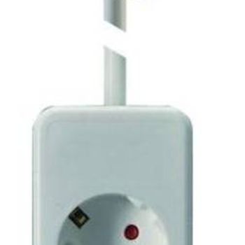 Product image of the product “Bachmann 933.015 Aufputz-Steckdose IP20 white ”