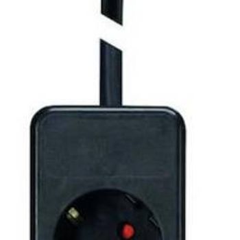 Product image of the product “Bachmann 933.014 Aufputz-Steckdose IP20 black ”