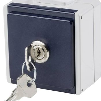 Product image of the product “AS Schwabe 62461 Aufputz-Steckdose abschließbar IP54 grey ”