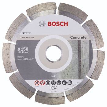 Immagine del prodotto “Bosch Accessories 2608602198 Diamanttrennscheibe Durchmesser 150 mm 1 St. ”