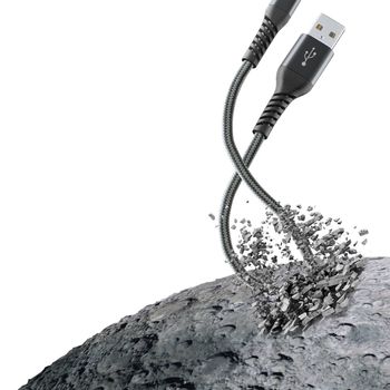 Artikelbild des Artikels “Cellularline Tetraforce Data Cable Strong 1.2m USB-A/ Typ-C Black “
