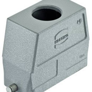 Harting Han 16B Sockelgehäuse – Asg1-LB-K-21, Aluminium-Druckguss, Für Industrielle Steckverbinder, 1 Stück