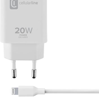 Artikelbild des Artikels “Cellularline USB-C Charger Kit Apple 20W weiß “