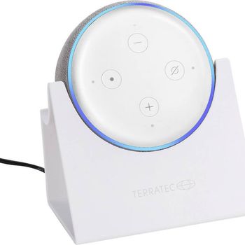 Artikelbild des Artikels “Terratec Stand by ME Echo Tischständer Weiß Passend für (Sprachassistenten):Amazon Echo Dot “