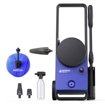 Product image of the product “Nilfisk CORE 130 pressure washer Upright Electric 462 l/h Black, Blue ”
