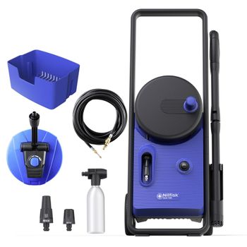 Product image of the product “Nilfisk CORE 140 pressure washer Upright Electric 474 l/h Black, Blue ”