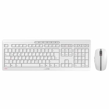 Product image of the product “CHERRY Stream Desktop keyboard Mouse included Office RF Wireless QWERTZ German White ”