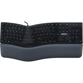 Artikelbild des Artikels “CHERRY KC 4500 Kabelgebunden Tastatur Deutsch, QWERTZ Schwarz “