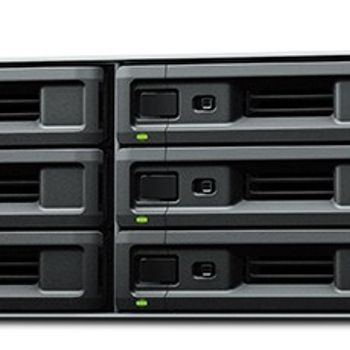 Product image of the product “Synology RackStation RS3621RPXS NAS/storage server Rack (2U) Ethernet LAN Black D-1531 ”