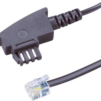 Product image of the product “BASETech BT-1602127 telephone cable 6 m Black ”