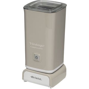 Product image of the product “Ariete 2878 Vintage Milk Frother for Cappuccino, Tea, Hot and Cold Chocolate, Instant Drinks, 500 Watts, Pastel Light Beige Colour ”