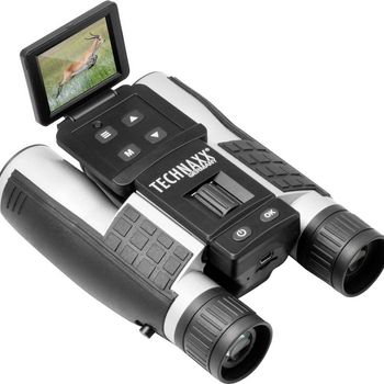 Artikelbild des Artikels “Technaxx Fernglas mit Digitalkamera TX-142 12-fach 25mm Binokular Schwarz/Silber 4863 “