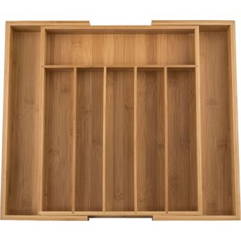 Product image of the product “Zassenhaus Besteckeinsatz Ausziehb. Bambus 34,5-47,5x40,5x ”
