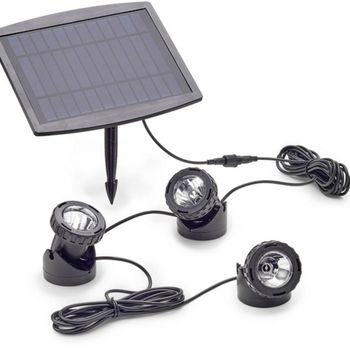 Artikelbild des Artikels “Pontec 77939 Teichbeleuchtung 3er Set LED 0.5W Schwarz “