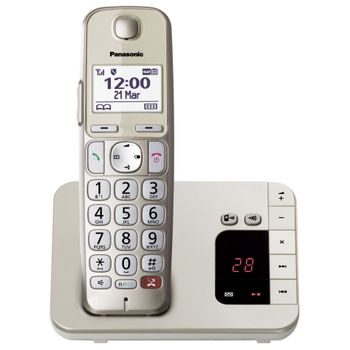 Product image of the product “Panasonic KX-TGE260GN telephone DECT telephone Caller ID Champagne ”
