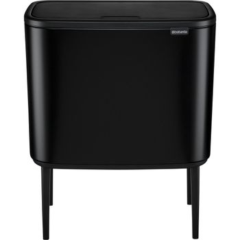 Product image of the product “Brabantia 316203 trash can 34 L Rectangular Steel Black ”