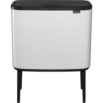 Product image of the product “Brabantia 313523 trash can 33 L Rectangular Stainless steel Black, White ”