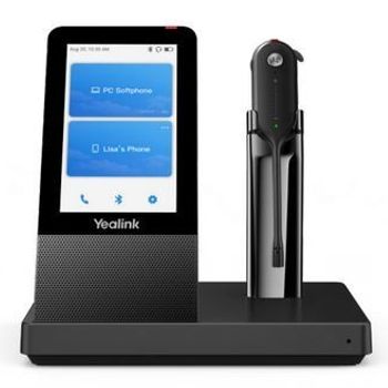 Immagine del prodotto “Yealink WH67 UC Auricolare Wireless A clip, A Padiglione, Passanuca Ufficio Bluetooth Base di ricarica Nero ”