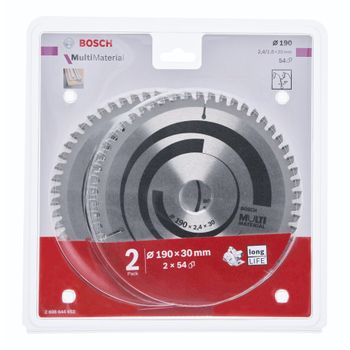Image du produit “Bosch 2x Multi Material 190x30x2.4/1.8x54T ”