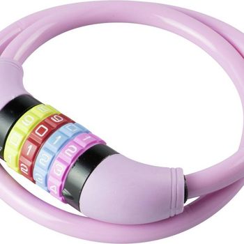 Product image of the product “Burg Wächter 210 C 65 GIRLS Kabelschloss Rose Zahlenschloss ”