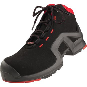 Product image of the product “Uvex 1support 8517244 ESD Sicherheitsstiefel S3 Schuhtaille (EU): 44 red/black 1 pair ”