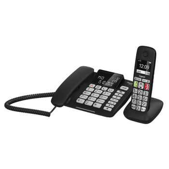 Image du produit “Gigaset DL780 Plus Téléphone analog/dect Identification de l'appelant Noir ”