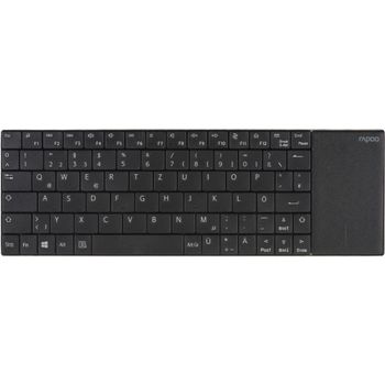 Product image of the product “Rapoo E2710 keyboard Universal RF Wireless QWERTZ German Black, Stainless steel ”