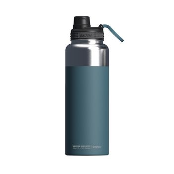 Product image of the product “Asobu - Mighty Alpine Flask - isolierte stainless steel Outdoorflasche 1 Liter blue ”