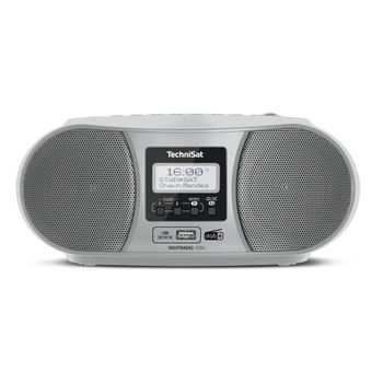 Image du produit “TechniSat DigitRadio 1990 Analogique et numérique 3 W DAB+, FM Argent Lecture de MP3 ”