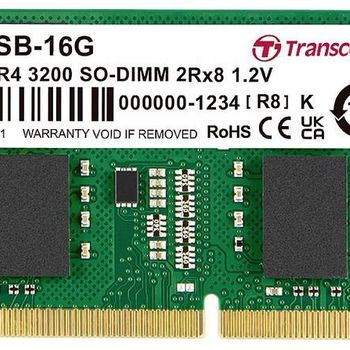 Product image of the product “Transcend JetRam JM3200HSB-16G memory module 16 GB DDR4 3200 MHz ”