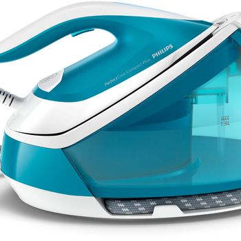 Artikelbild des Artikels “Philips Home PerfectCare Compact Plus GC7920/20 Dampfbügelstation 2400W Hellblau, Weiß “