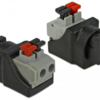 Image du produit “DeLOCK 65524 changeur de genre de câble DC 5.5 x 2.1 mm Noir, Argent ”