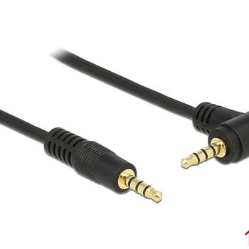 Artikelbild des Artikels “DELOCK Klinkekabel 3,5mm -> 3,5mm 90° St/St 1.00m 4Pin sc “