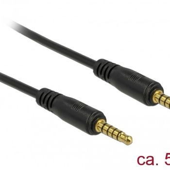 Immagine del prodotto “DeLOCK 85699 cavo audio 5 m 3.5mm Nero ”