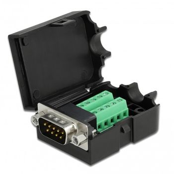 Artikelbild des Artikels “DELOCK D-Sub9 Stecker zu Terminalblock mit Gehäuse “