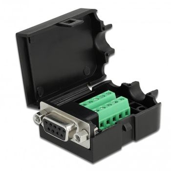 Artikelbild des Artikels “DELOCK Adapter D-Sub9 Buchse zu Terminalblock mit Gehäuse “