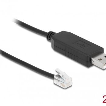 Product image of the product “DeLOCK Adapter cable USB Type-A to Serial RS-232 RJ9/RJ10 with ESD protection Celestron NexStar 2 m ”