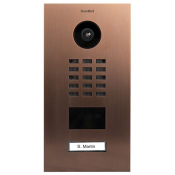 Product image of the product “DoorBird D2101BV video intercom system Brushed steel ”