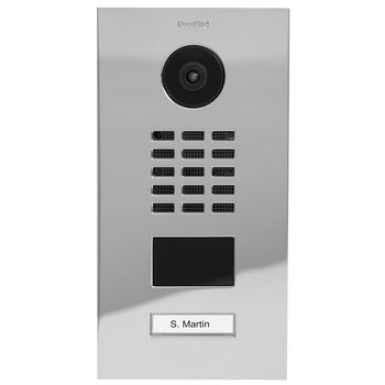Image du produit “DoorBird D2101V IP téléphone acier affiné V4A Chrom-Optik ”