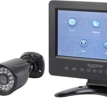 Image du produit “Sygonix SY-4600588 AHD Überwachungskamera-Set 2-voie avec 2 Kameras 1280 x 720 Pixel ”