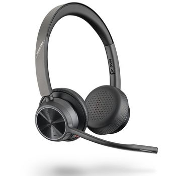 Image du produit “POLY Voyager 4320 UC Casque Sans fil Arceau Bureau/Centre d'appels USB Type-A Bluetooth Noir ”