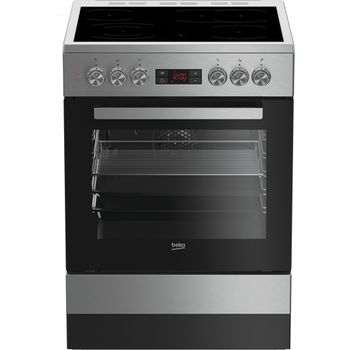 Beko FSM67320GXS cooker Freestanding cooker Electric Ceramic Stainless steel 
