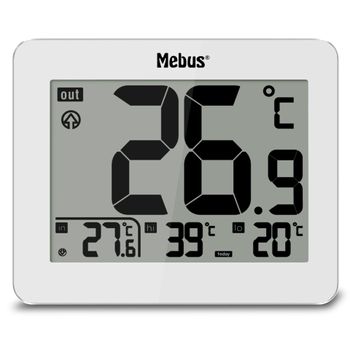Product image of the product “Mebus 01074 Electronic environment thermometer Indoor/outdoor White ”